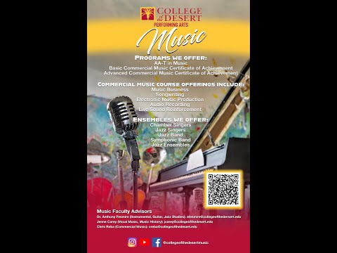 AA T in Music at College of the Desert