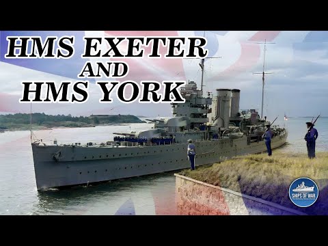 A Cruiser’s Sacrifice. York and Exeter British Cruisers, Under Fire