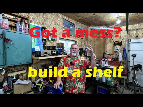 Quick build project battery charging shelf - I feel so much better now