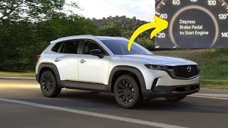 “Depress brake pedal to start engine” warning in Mazda vehicles