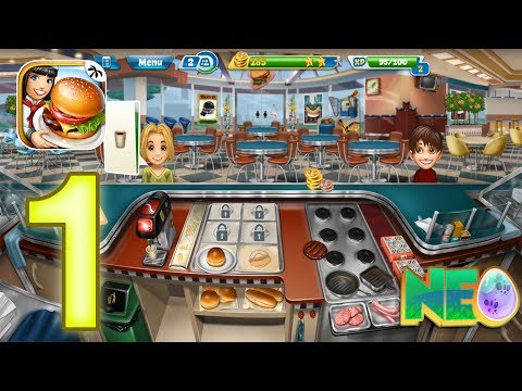 Cooking Fever: Gameplay Walkthrough Part 1 - Fast Food Court Level 1-5 (iOS, Android)
