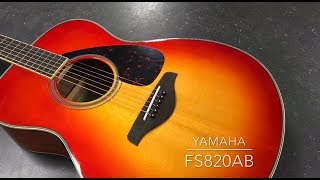 Video thumbnail for Yamaha FS820 Acoustic Guitar by Robin Smith