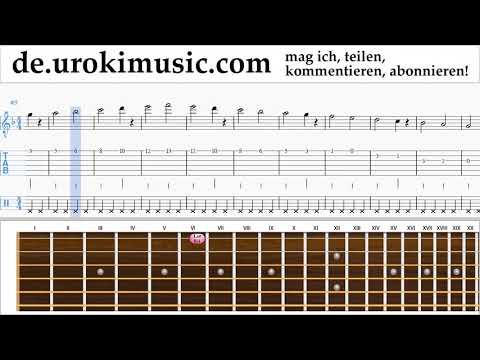 Gitarrenunterricht Carlos Vives, Sebastian Yatra - Robarte un Beso Noten Lernen Teil#1 um-i995