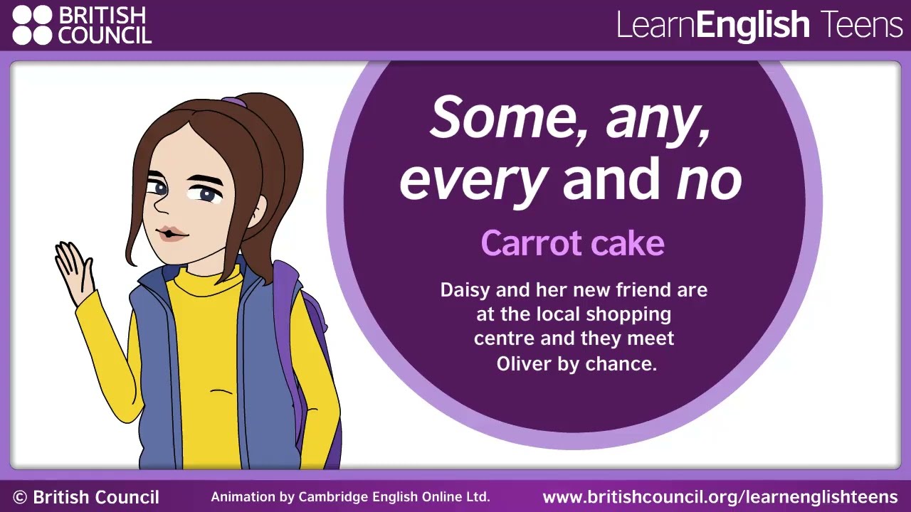British Council teens Grammar snacks Some, any, every and no