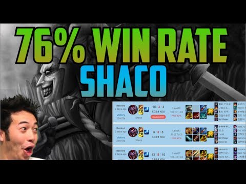 76% WIN RATE KOREAN SHACO JUNGLE BUILD GUIDE- High Diamond (League of Legends)