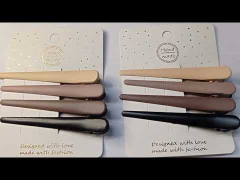 KIT COM 4 BICO DE PATO METAL 8 CM