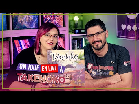 [Règles & Partie] TAKENOKO chez Bombyx | Nouvelles règles | 2 Joueurs | VOD Live