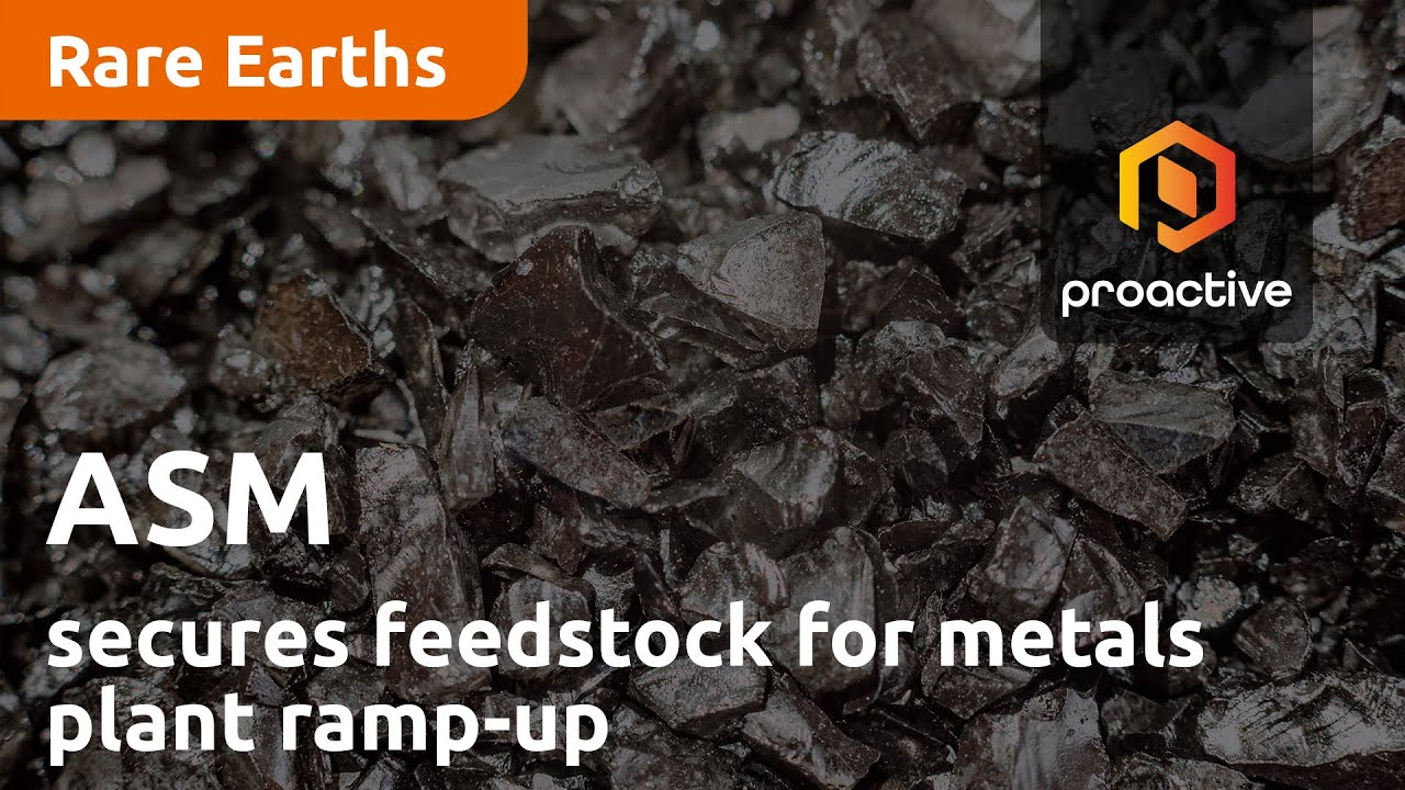 Australian Strategic Materials secures feedstock for metals plant ramp-up