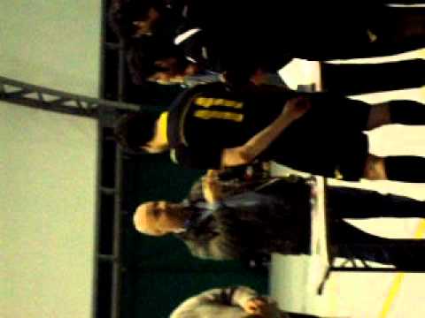 CALCIO A 5 Piacenza - Finale coppa PC - Premiazione cap. Marazzi alza la coppa