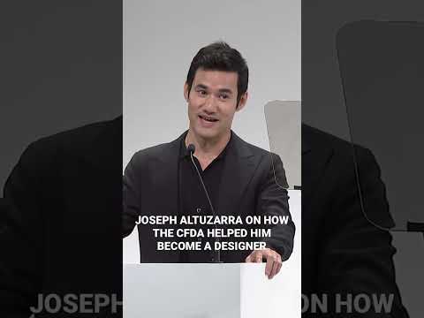 #JosephAltuzarra of #Altuzarra on how the #CFDA helped his career #CFDAAwards