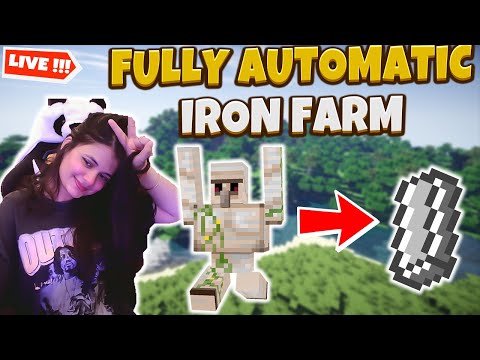🔥 UNBELIEVABLE! FULLY AUTOMATIC IRON FARM - LIVE! 🚀