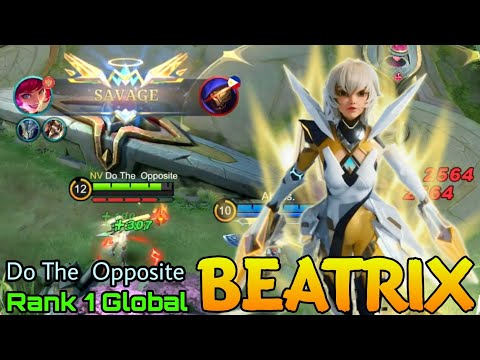 Perfect SAVAGE! Beatrix 100% Unstoppable - Top 1 Global Beatrix by Do The  Opposite - Mobile Legends