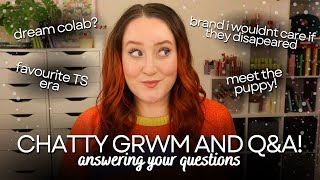 CHATTY GRWM AND Q&A! Get Ready With Me While I Answer Your Questions From Instagram!