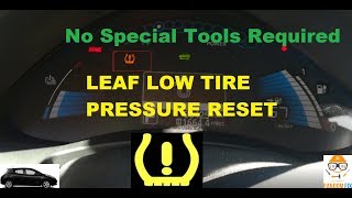 How to Reset Nissan Leaf TPMS Tire Pressure Monitoring System