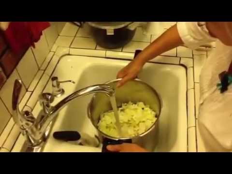 Cabbage soup with chicken