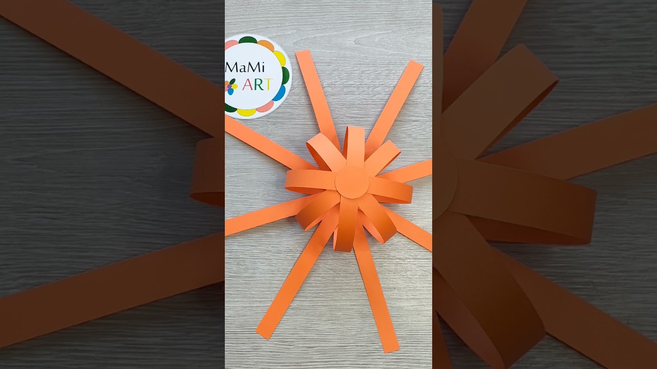 How to make a pumpkin out of paper 🎃 DIY Halloween #pumpkin #pumpkincraft