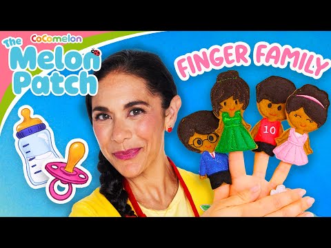 Finger Family and First Words with Ms Appleberry | The Melon Patch Learning Videos for Toddlers