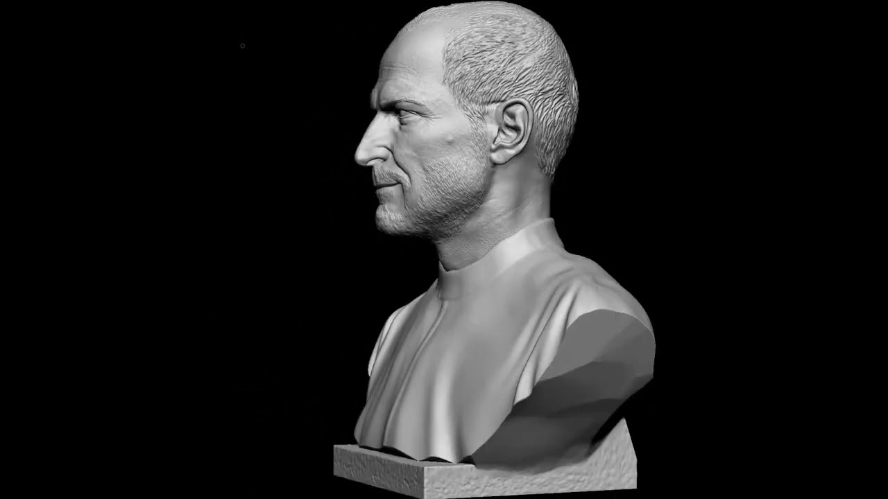 Steve Jobs 3D Print Model
