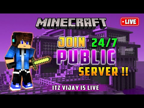 Savage Vijay's 24/7 Minecraft Survival Smp Live Stream