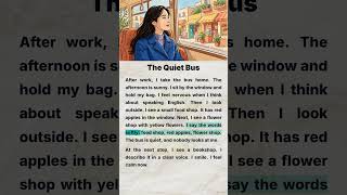 The Quiet Bus  #learnenglish #englishstory