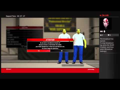 WWE 2K16 my career mode part 1