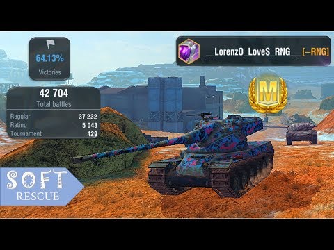 AMX 50b: 7100 Damage , 3 Frags - WOT BLITZ -