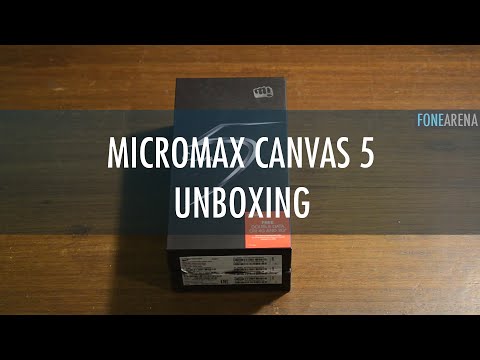 Micromax Canvas 5 Unboxing
