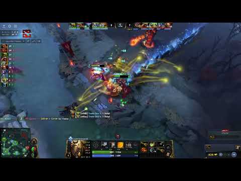 Miracle's EarthShaker - taking advantage of his ultimate to kill Quinn - rank game 7.33c #dota2