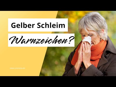 Gelber Schleim in der Nase: Ein Warnzeichen?