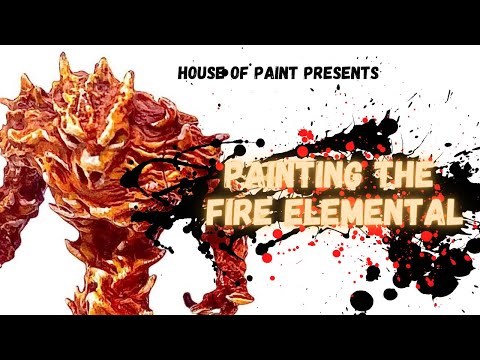 How to Paint the NOLZUR’S FIRE ELEMENTAL 🔥🔥🔥