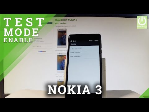 Testing Menu in NOKIA 3 - Check Nokia Secret Info / Hidden Mode