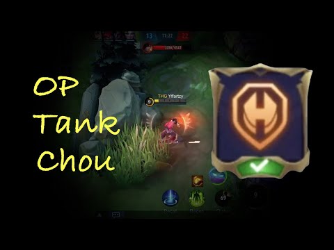 CHOU TANK GAMEPLAY!  2021! USE TENACITY EMBLEM FOR HIGH SURVIVABILITY RATE!
