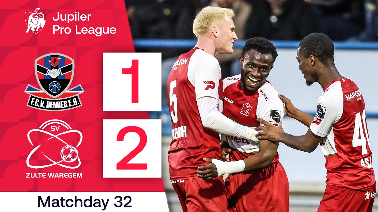 V Dender vs SV Zulte Waregem Highlights