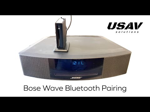 How to Pair  Wave Bluetooth Adapter with Bose wave music system IV III