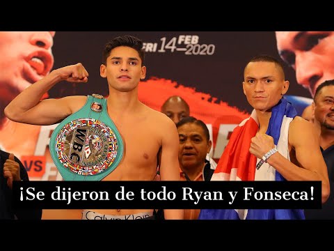¡Agarrón verbal entre Ryan García y Francisco Fonseca!
