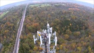 preview picture of video 'Port City Builders on tower in Frankfort, KY 10/25/14'