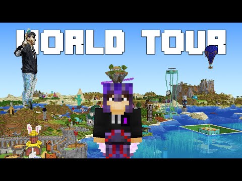 EPIC World Tour in Minecraft Survival E201! Don't miss it!
