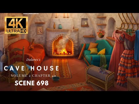 June's Journey Scene 698 Vol 2 Ch 40 Dolores's Cave House *Full Mastered Scene* 4K