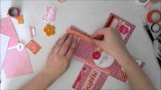 Scrapbooking 101 : Pink and Orange FlipBook