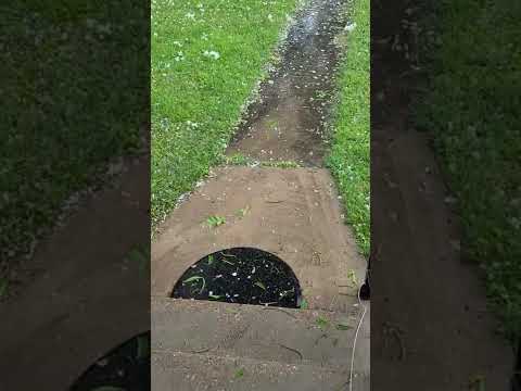 Hail in Muskogee, OK May 15, 2022 @ 1645.