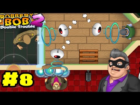 Robbery Bob 2 : Use Mafia Boss Costume - Seagull Bay Use 300 Teleport Mine And 200 Toxic Donut P8