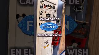 Room tour del camarote de Frozen en el Disney Wish #frozen #disneycruise #disneywish