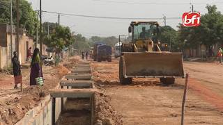 Drainage des eaux / Bobo-Dioulasso : le quartier Sarfalao en plein chantier