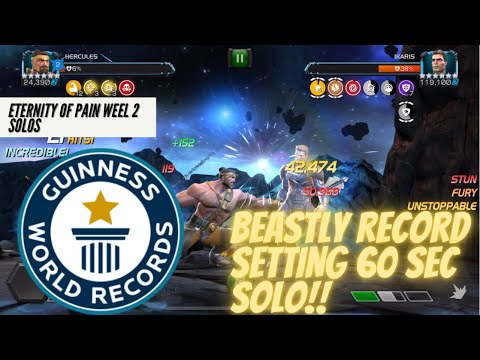 Eternity of Pain Ikaris Gone In 60 Seconds!! | Godspeed to All | MCOC