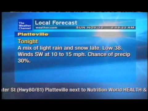 Platteville, WI WeatherSTAR XL - 11/10/2013