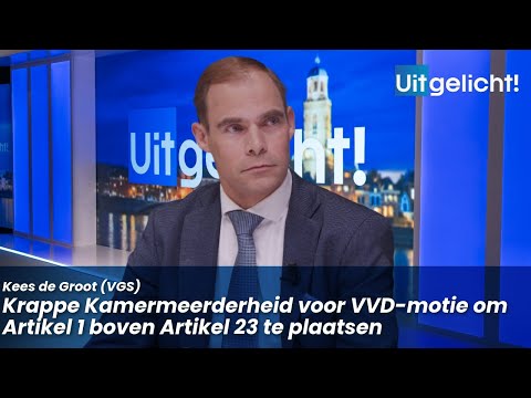 Featured! December 10, 2025 - Kees de Groot on the adopted motion by VVD member Kisteman