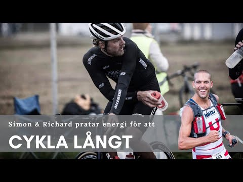 Richard Larsén pratar energi för cyklister med Simon på Umara