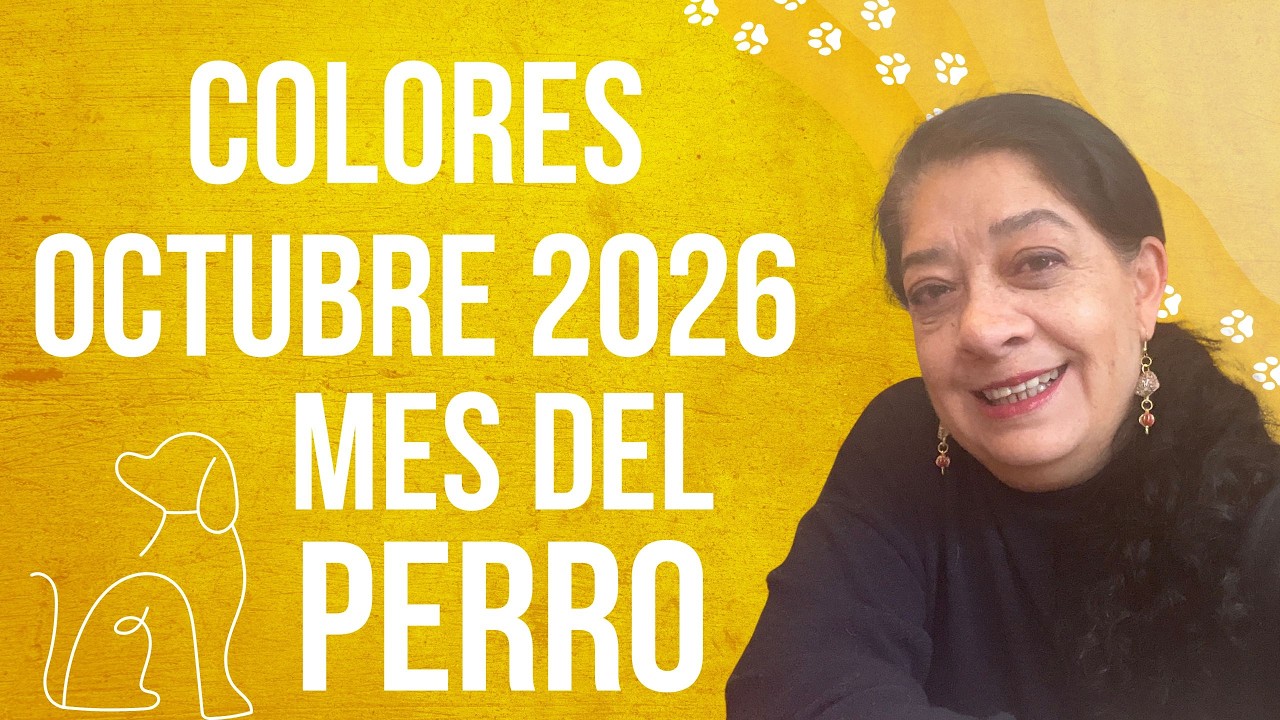 COLORES PARA OCTUBRE 2026, MES DEL PERRO | Mónica Koppel Feng Shui