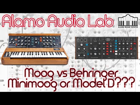 Moog vs Behringer! - Minimoog or the Model D? Can You Hear the Difference?