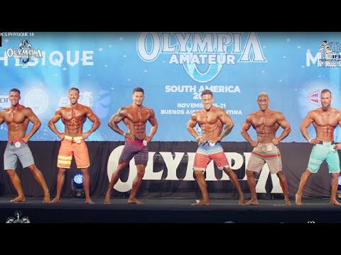 MENS PHYSIQUE OPEN 1.68 m. - Mr. OLYMPIA AMATEUR SOUTH AMERICA